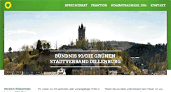 Desktop Screenshot of gruene-dillenburg.de